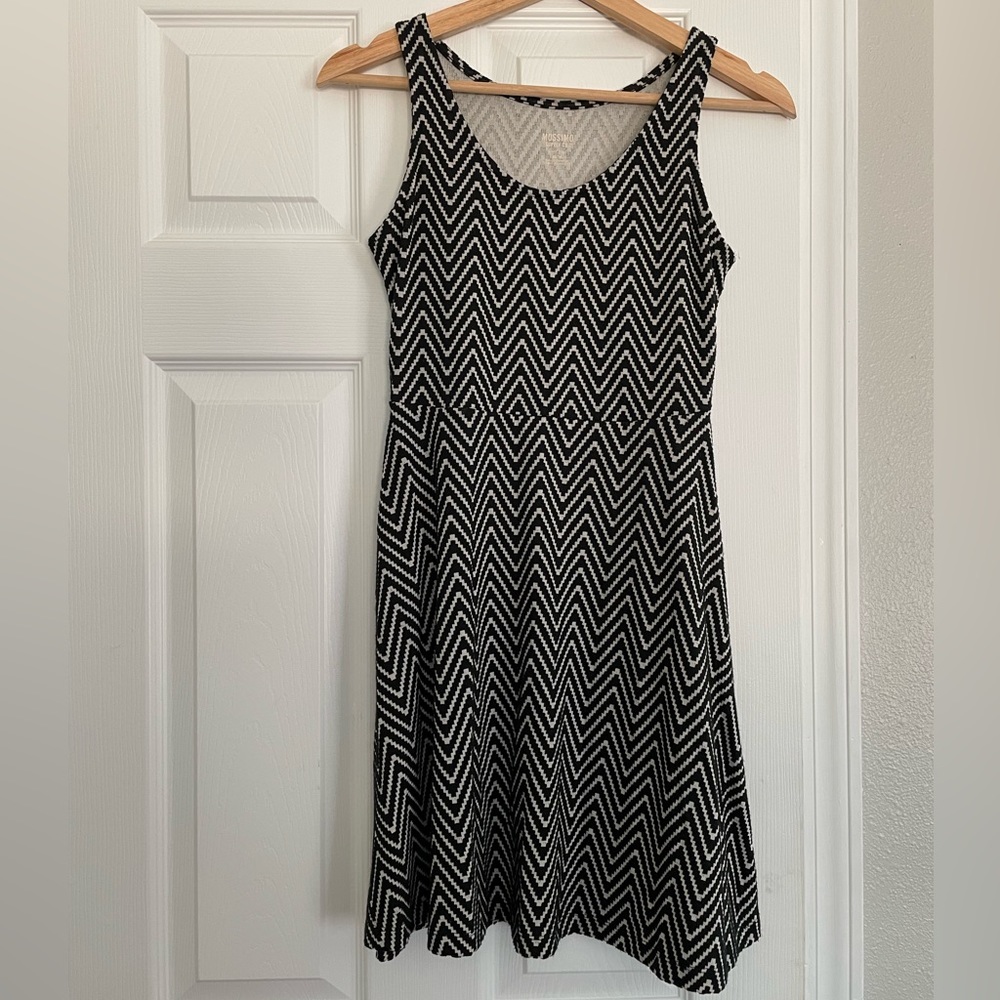 Mossimo Black and White Striped Dress